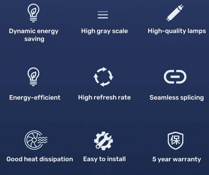 인테리어 디자인 창의적인 LED 디스플레이 화면 가정 사무실 및 공공 공간에 현대적인 터치를 추가하기 위해 1