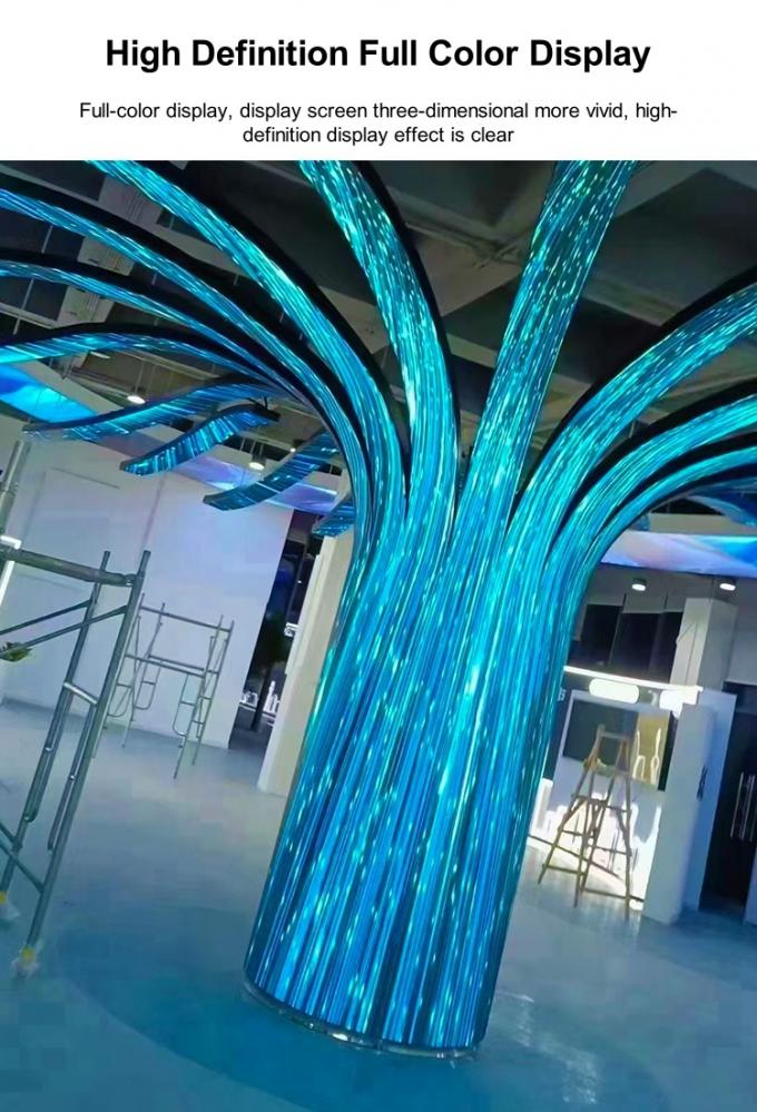 인테리어 디자인 창의적인 LED 디스플레이 화면 가정 사무실 및 공공 공간에 현대적인 터치를 추가하기 위해 7