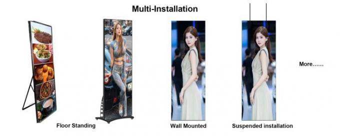 폴더블 LED 포스터 휴대용 디지털 비디오 광고 포스터 화면 LED 포스터 디스플레이 3