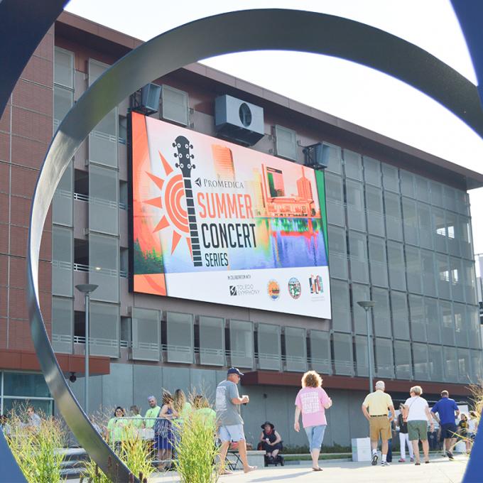 야외 SMD LED 디스플레이 HD 풀 컬러 P4 P5 P6 P8 P10 LED 비디오 벽 화면 0