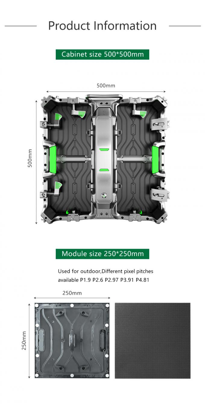 고성능 LED 비디오 벽 화면 P2.5 P3 P4 P5 P6 실내 야외 LED 디스플레이 화면 2