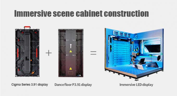 3D LED 화면 VFX VR VP XR 촬영 벽 곡선 LED 비디오 벽 HD LED 디스플레이 가상 제작 스튜디오 0