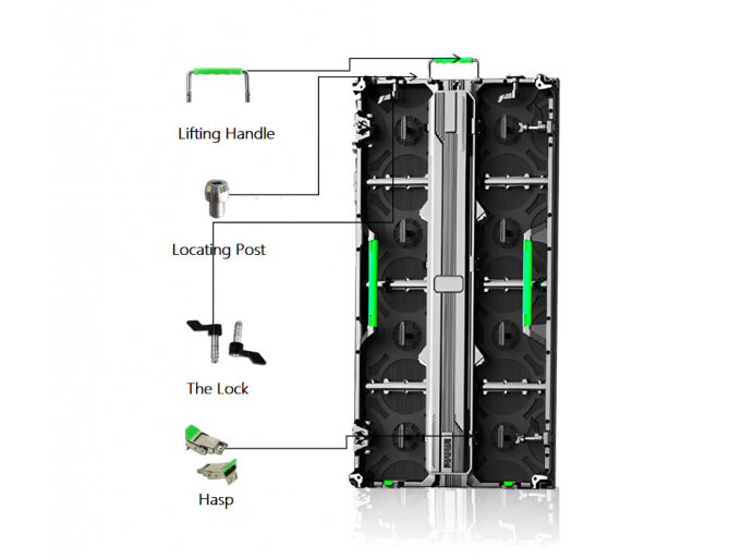 P3.91 야외 LED 디스플레이 화면 대여 LED 비디오 벽 20