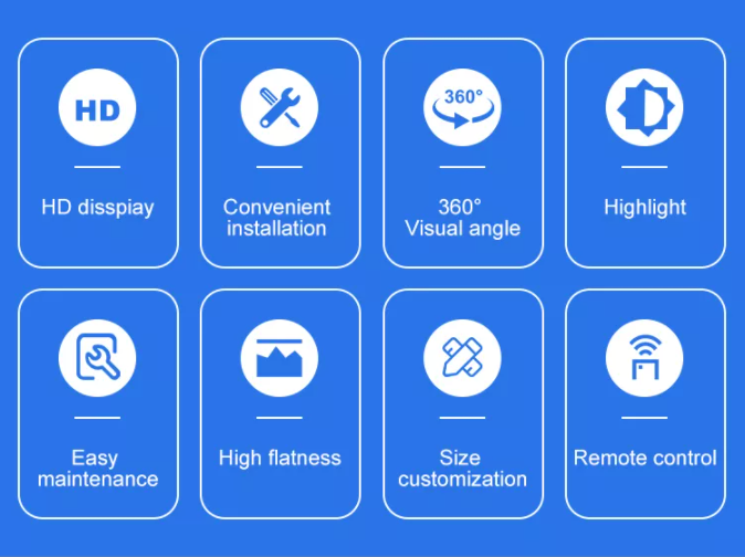 P2.5 P3 P3.91 P4.81 LED 큐브 로고 디스플레이 실내 및 외부 광고를 위한 창의적인 LED 디스플레이 화면 2