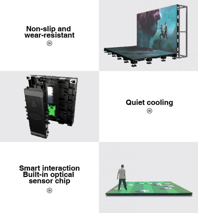 바닥 LED 디스플레이 IP65 방수 디자인 바닥 LED 디스플레이 중량 부하 서있는 LED 디스플레이 실내 야외 댄스 바닥 LED 디스플레이 7