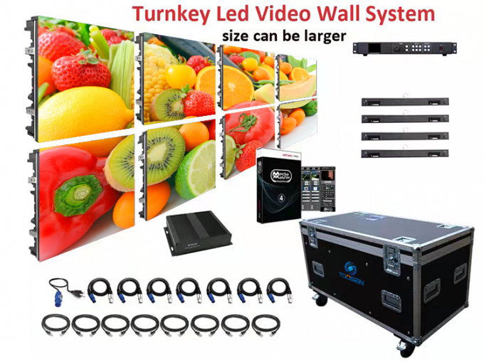 P3.91 P4.81 옥외 라이브 공연 LED 스크린 임대 LED 디스플레이 방수 무대 고휘도 배경 화면 LED 벽 1