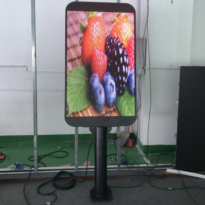 야외 거리 라이트 스톨 LED 디스플레이 광고 P4 화면 무선 중앙 관리 표지판 1