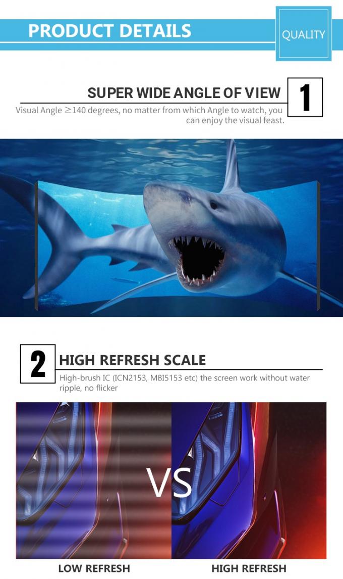 P1.5 P2.5 P4 LED 소프트 스크린 실내 야외 LED 곡선 부드러운 수직 유연 광고 디스플레이 스크린 0