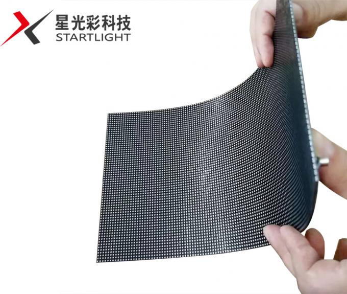 P1.5 P2.5 P4 LED 소프트 스크린 실내 야외 LED 곡선 부드러운 수직 유연 광고 디스플레이 스크린 3