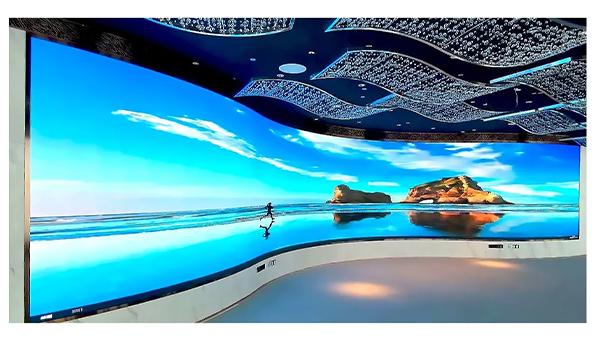 커스터마이징 가능한 소프트 LED 스크린 TV 디스플레이 P3 실내 유연 LED 패널 섹시 스크린 가격 4