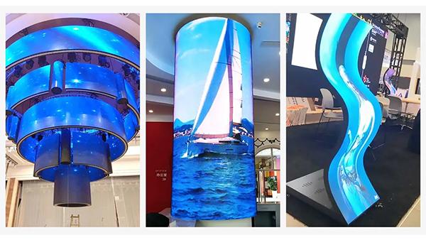 커스터마이징 가능한 소프트 LED 스크린 TV 디스플레이 P3 실내 유연 LED 패널 섹시 스크린 가격 5