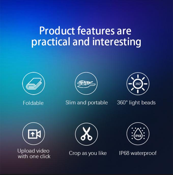 드론 마법 카펫 스크린과 함께 비행 LED 디스플레이 LED 필름 스크린 1