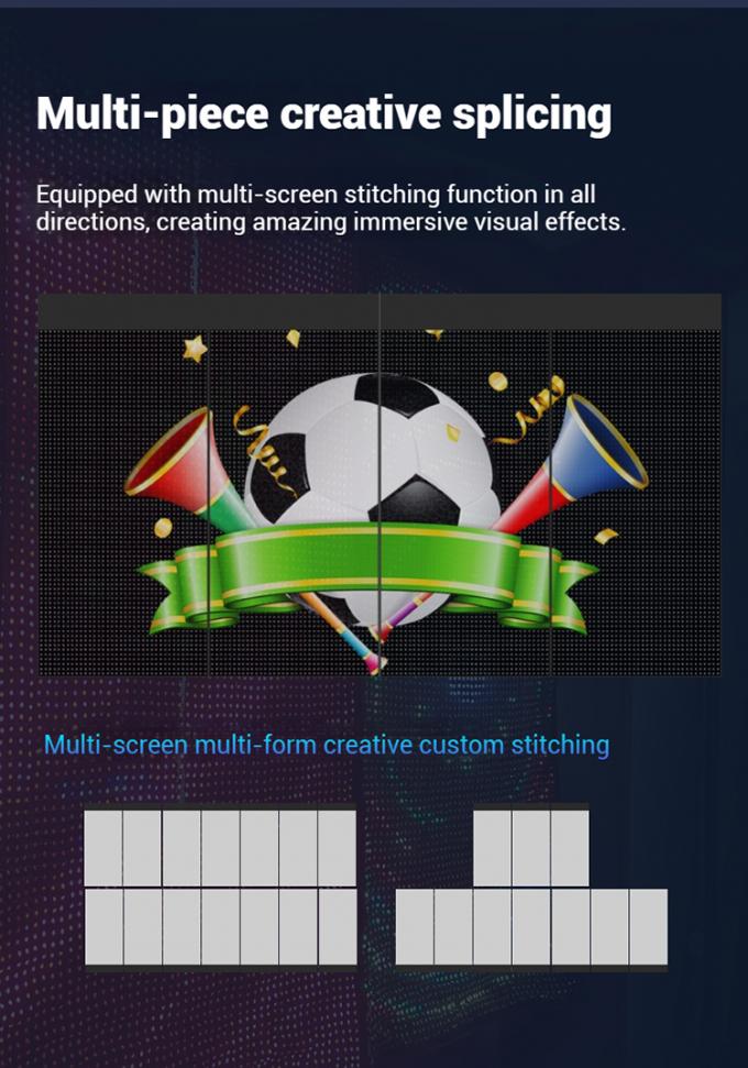드론 마법 카펫 스크린과 함께 비행 LED 디스플레이 LED 필름 스크린 4