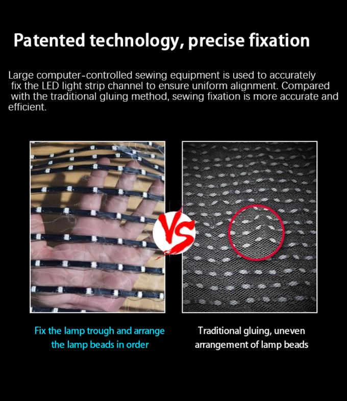드론 마법 카펫 스크린과 함께 비행 LED 디스플레이 LED 필름 스크린 7