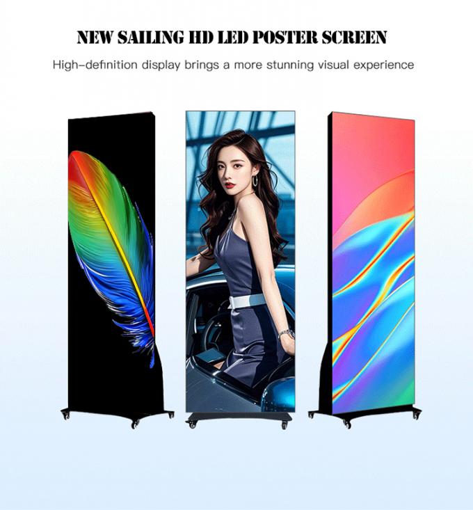P2.5 접이식 LED 포스터 실내 LED 포스터 광고 제품 쇼 1