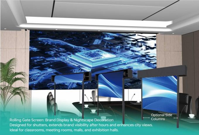 GOB 롤러블 LED 디스플레이 LED 벽 LED 패널 LED 표지판 LED 게시판 LED 화면 2