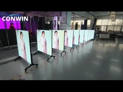 인터랙티브 지능형 HD 2K 4K LED 화면 TV 145 인치 전시실용 알루미프레임 합금