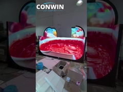 부드러운 곡선 LED 화면 패널 인도어 240X120mm 프론트 서비스용 유연